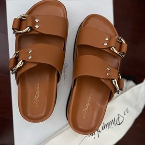 3.1 PHILLIP LIM Frieda Buckle Platform Slide